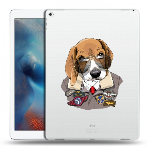 Полупрозрачный дизайнерский силиконовый чехол для Ipad Pro Прозрачные собаки