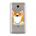 Полупрозрачный дизайнерский пластиковый чехол для Xiaomi RedMi Note 4 Прозрачные собаки