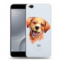 Полупрозрачный дизайнерский пластиковый чехол для Xiaomi Mi5C Прозрачные собаки