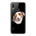 Полупрозрачный дизайнерский пластиковый чехол для Huawei P20 Lite Прозрачные собаки