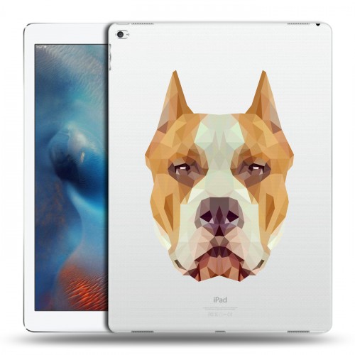 Полупрозрачный дизайнерский пластиковый чехол для Ipad Pro Прозрачные собаки