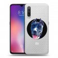 Полупрозрачный дизайнерский силиконовый с усиленными углами чехол для Xiaomi Mi9 Прозрачные собаки