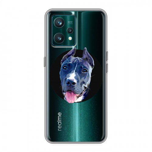 Полупрозрачный дизайнерский пластиковый чехол для Realme 9 Pro Plus Прозрачные собаки