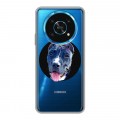 Полупрозрачный дизайнерский силиконовый чехол для Huawei Honor Magic 4 Lite 5G Прозрачные собаки