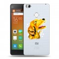 Полупрозрачный дизайнерский пластиковый чехол для Xiaomi Mi4S Прозрачные собаки