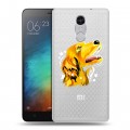 Полупрозрачный дизайнерский силиконовый чехол для Xiaomi RedMi Pro Прозрачные собаки