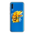 Полупрозрачный дизайнерский пластиковый чехол для Samsung Galaxy A50 Прозрачные собаки