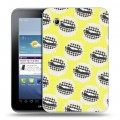 Дизайнерский силиконовый чехол для Samsung Galaxy Tab 2 7.0 Ромашковый мир