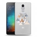 Полупрозрачный дизайнерский силиконовый чехол для Xiaomi RedMi Pro Прозрачные совы