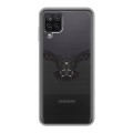 Полупрозрачный дизайнерский пластиковый чехол для Samsung Galaxy A12 Прозрачные совы