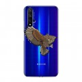 Полупрозрачный дизайнерский пластиковый чехол для Huawei Honor 20 Прозрачные совы