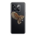 Полупрозрачный дизайнерский пластиковый чехол для OnePlus 10T Прозрачные совы