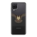 Полупрозрачный дизайнерский пластиковый чехол для Samsung Galaxy A12 Прозрачные совы