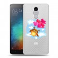 Полупрозрачный дизайнерский силиконовый чехол для Xiaomi RedMi Pro Прозрачные совы