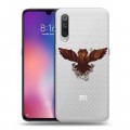 Полупрозрачный дизайнерский силиконовый с усиленными углами чехол для Xiaomi Mi9 Прозрачные совы