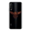 Полупрозрачный дизайнерский пластиковый чехол для Huawei Y9s Прозрачные совы