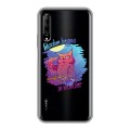 Полупрозрачный дизайнерский силиконовый чехол для Huawei Y9s Прозрачные совы