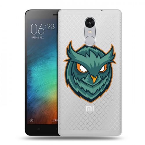 Полупрозрачный дизайнерский силиконовый чехол для Xiaomi RedMi Pro Прозрачные совы