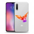 Полупрозрачный дизайнерский силиконовый с усиленными углами чехол для Xiaomi Mi9 Прозрачные совы