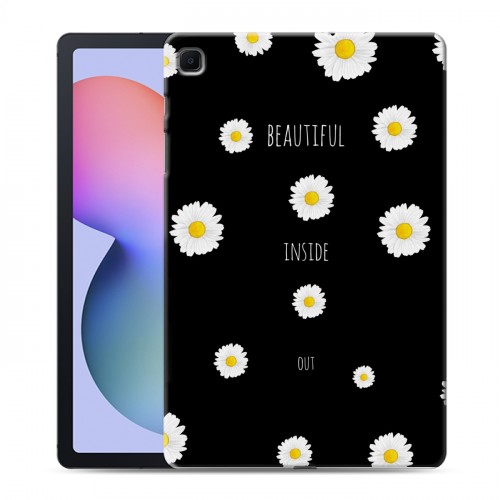 Дизайнерский силиконовый чехол для Samsung Galaxy Tab S6 Lite Ромашковый мир
