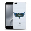 Полупрозрачный дизайнерский пластиковый чехол для Xiaomi Mi5C Прозрачные совы