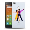 Полупрозрачный дизайнерский пластиковый чехол для Xiaomi Mi4S Прозрачные танцоры 