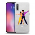 Полупрозрачный дизайнерский силиконовый с усиленными углами чехол для Xiaomi Mi9 Прозрачные танцоры 