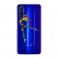 Полупрозрачный дизайнерский пластиковый чехол для Huawei Honor 20 Прозрачные танцоры 