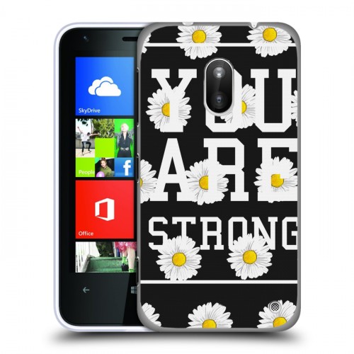 Дизайнерский пластиковый чехол для Nokia Lumia 620 Ромашковый мир