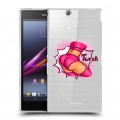 Дизайнерский пластиковый чехол для Sony Xperia Z Ultra  Прозрачное тверк