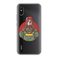 Полупрозрачный дизайнерский силиконовый чехол для Xiaomi RedMi 9A Прозрачное SWAG