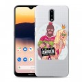 Полупрозрачный дизайнерский силиконовый чехол для Nokia 2.3 Прозрачное SWAG