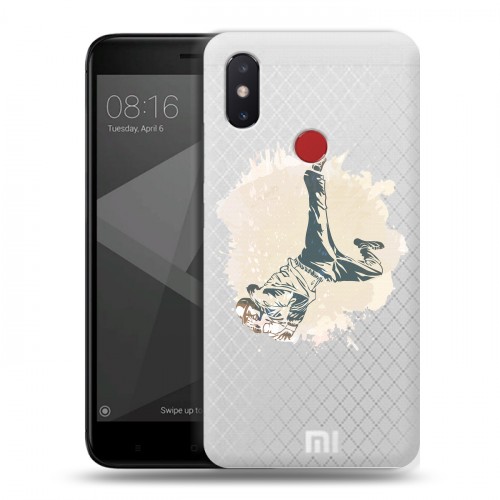 Полупрозрачный дизайнерский пластиковый чехол для Xiaomi Mi8 SE Прозрачное SWAG