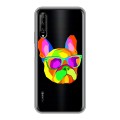 Полупрозрачный дизайнерский силиконовый чехол для Huawei Y9s Прозрачные щенки