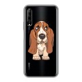 Полупрозрачный дизайнерский силиконовый чехол для Huawei Y9s Прозрачные щенки