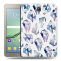 Дизайнерский силиконовый чехол для Samsung Galaxy Tab S2 8.0 Алмазный Глэм