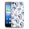 Дизайнерский пластиковый чехол для Huawei Y6 Алмазный Глэм