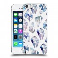 Дизайнерский пластиковый чехол для Iphone 5s Алмазный Глэм