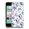 Дизайнерский пластиковый чехол для Iphone 5c Алмазный Глэм
