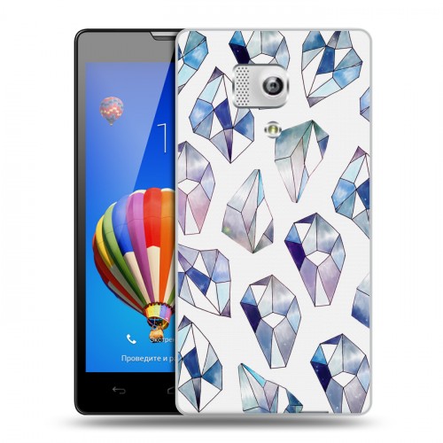 Дизайнерский пластиковый чехол для Huawei Honor 3 Алмазный Глэм