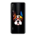 Полупрозрачный дизайнерский силиконовый чехол для Huawei Y9s Прозрачные щенки