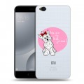 Полупрозрачный дизайнерский пластиковый чехол для Xiaomi Mi5C Прозрачные щенки