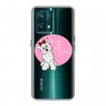 Полупрозрачный дизайнерский пластиковый чехол для Realme 9 Pro Plus Прозрачные щенки