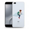 Полупрозрачный дизайнерский пластиковый чехол для Xiaomi Mi5C Прозрачное IT