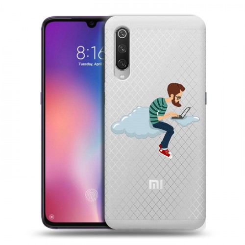 Полупрозрачный дизайнерский силиконовый с усиленными углами чехол для Xiaomi Mi9 Прозрачное IT