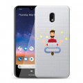 Полупрозрачный дизайнерский пластиковый чехол для Nokia 2.2 Прозрачное IT