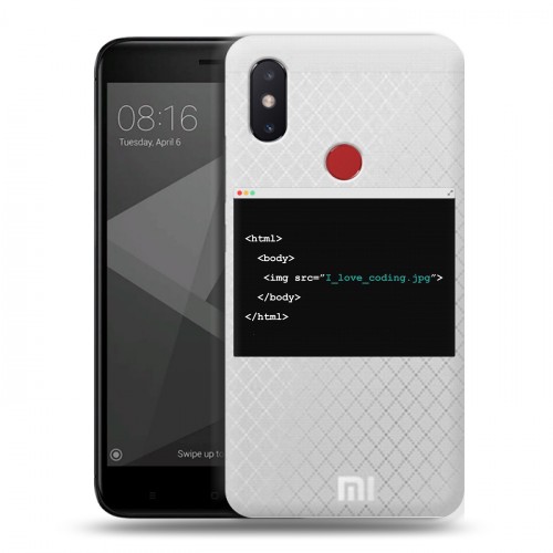 Полупрозрачный дизайнерский силиконовый чехол для Xiaomi Mi8 SE Прозрачное IT