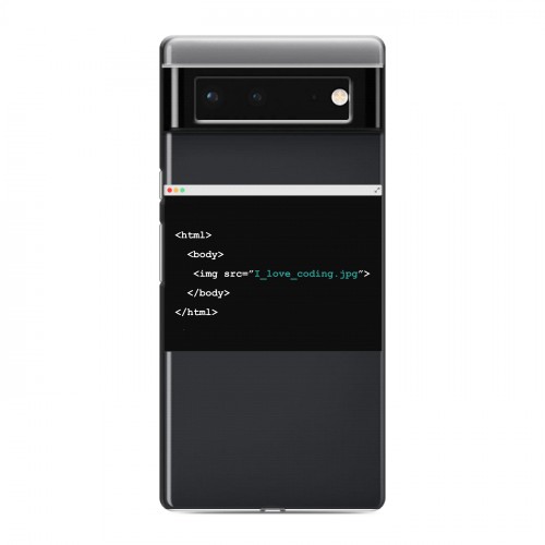 Полупрозрачный дизайнерский силиконовый чехол для Google Pixel 6 Прозрачное IT