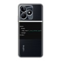 Полупрозрачный дизайнерский силиконовый чехол для Realme C53 Прозрачное IT