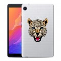 Дизайнерский силиконовый чехол для Huawei MatePad T8 Прозрачные леопарды